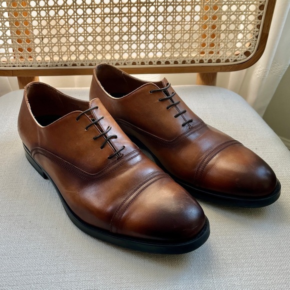 Bruno Magli The Butler Leather Lace Up Oxford Dress Shoe Cognac Brown Sz 13 main image 10